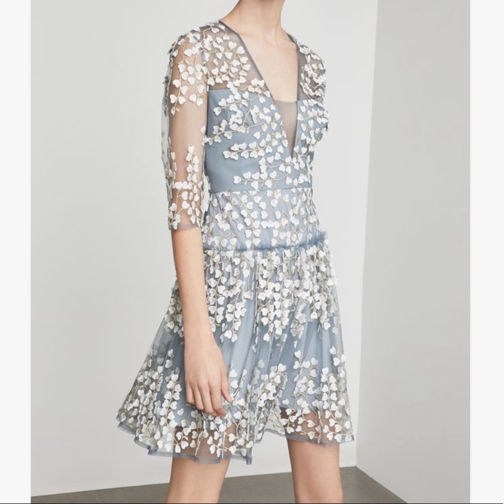 BCBG Max Azria, out-season unhemmed size 2 frost